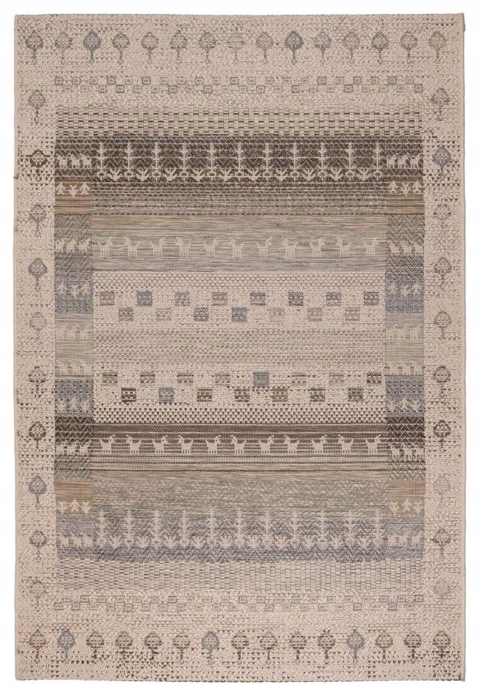 Venkovní Koberec Kemet Aztec šedý 160x230cm