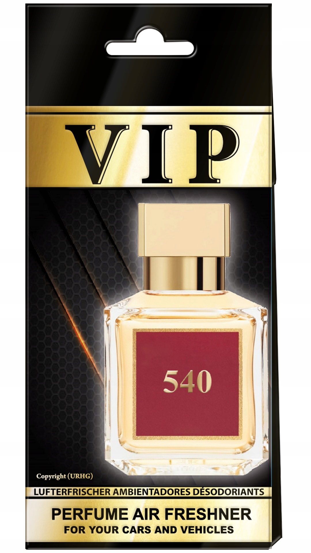 

Caribi Vip 540 Zapach do auta Baccarat Rouge