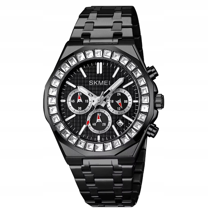 Pánské hodinky Skmei náramek chronograf datumovka skm.123801f.mn