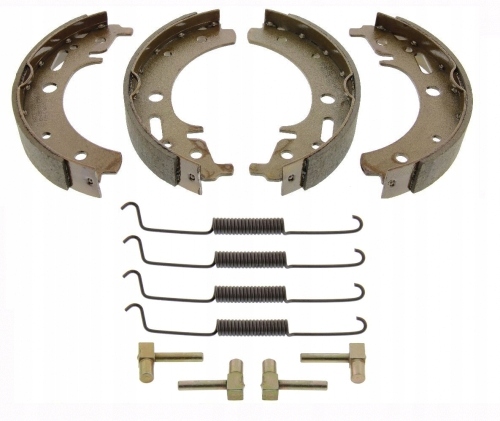 4043605644589 - Комплект тормозных колодок передний, TRABANT 601 с