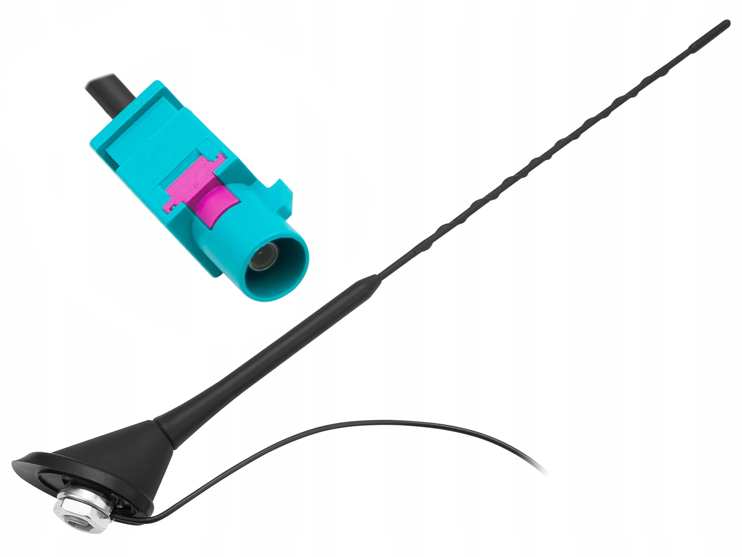 Antena Samochodowa Dachowa Pasywna 40cm Fm Am Vw Seat Audi Fakra Vag Maszt