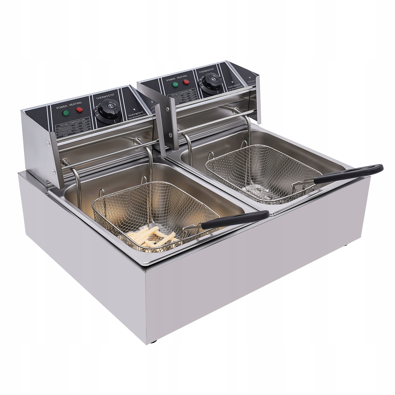 Fritéza 12 L 5000 W Smažák Fritéza Elektrická Fritéza