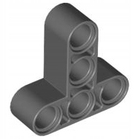 

Lego Technic 60484 Liftarm 3x3 szary ci. Nowy (1g)