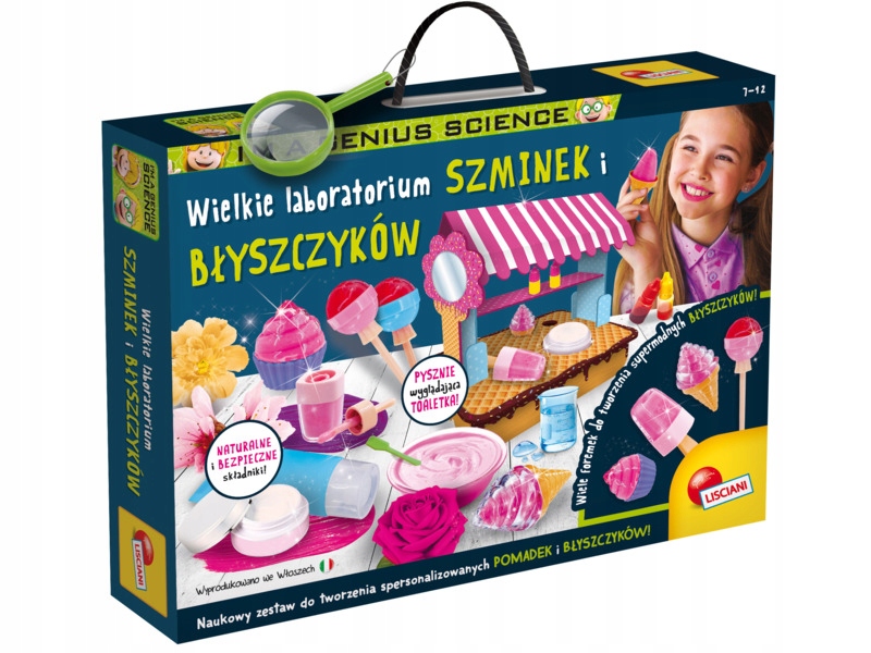 Zestaw kreatywny Lisciani I'm a Genius Wielkie laboratorium szminek