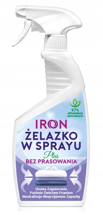 

Iron Żelazko w sprayu płyn prasujący 700ml