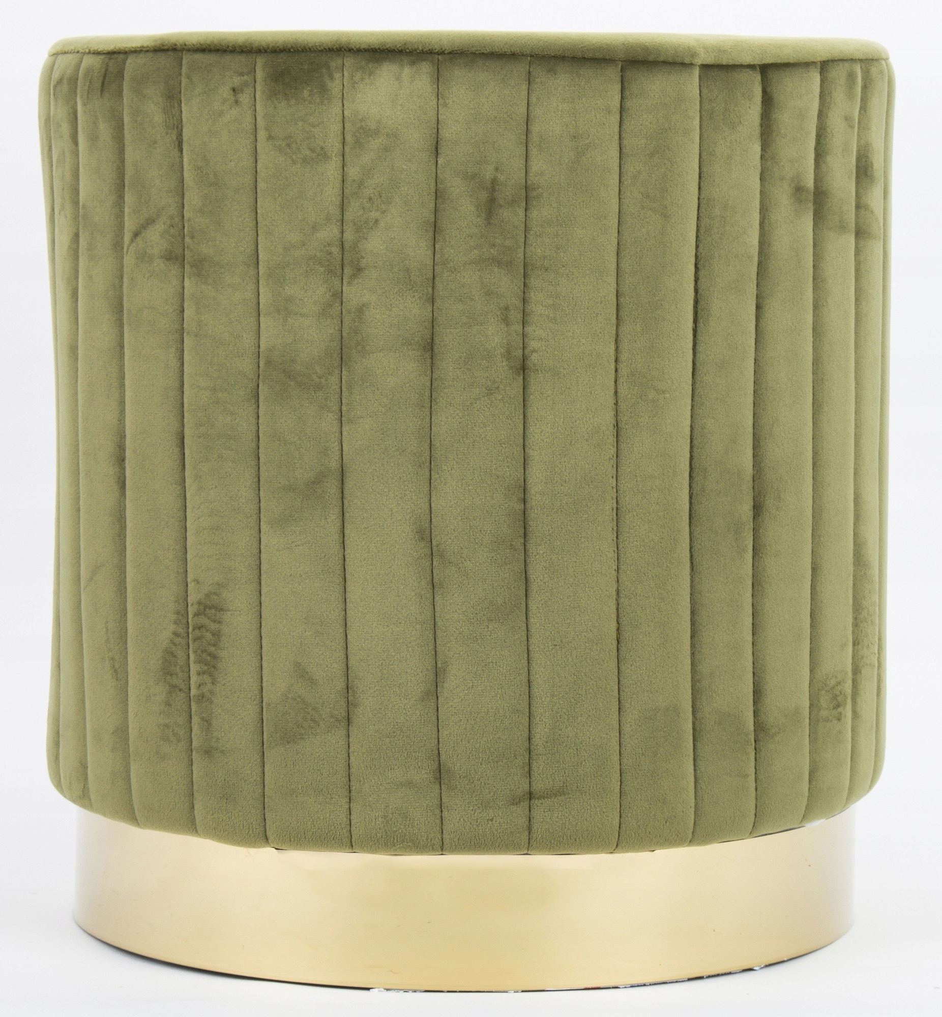 Siedzisko puf prowansalskie zielone złota podstawa Kolekcja prowansja