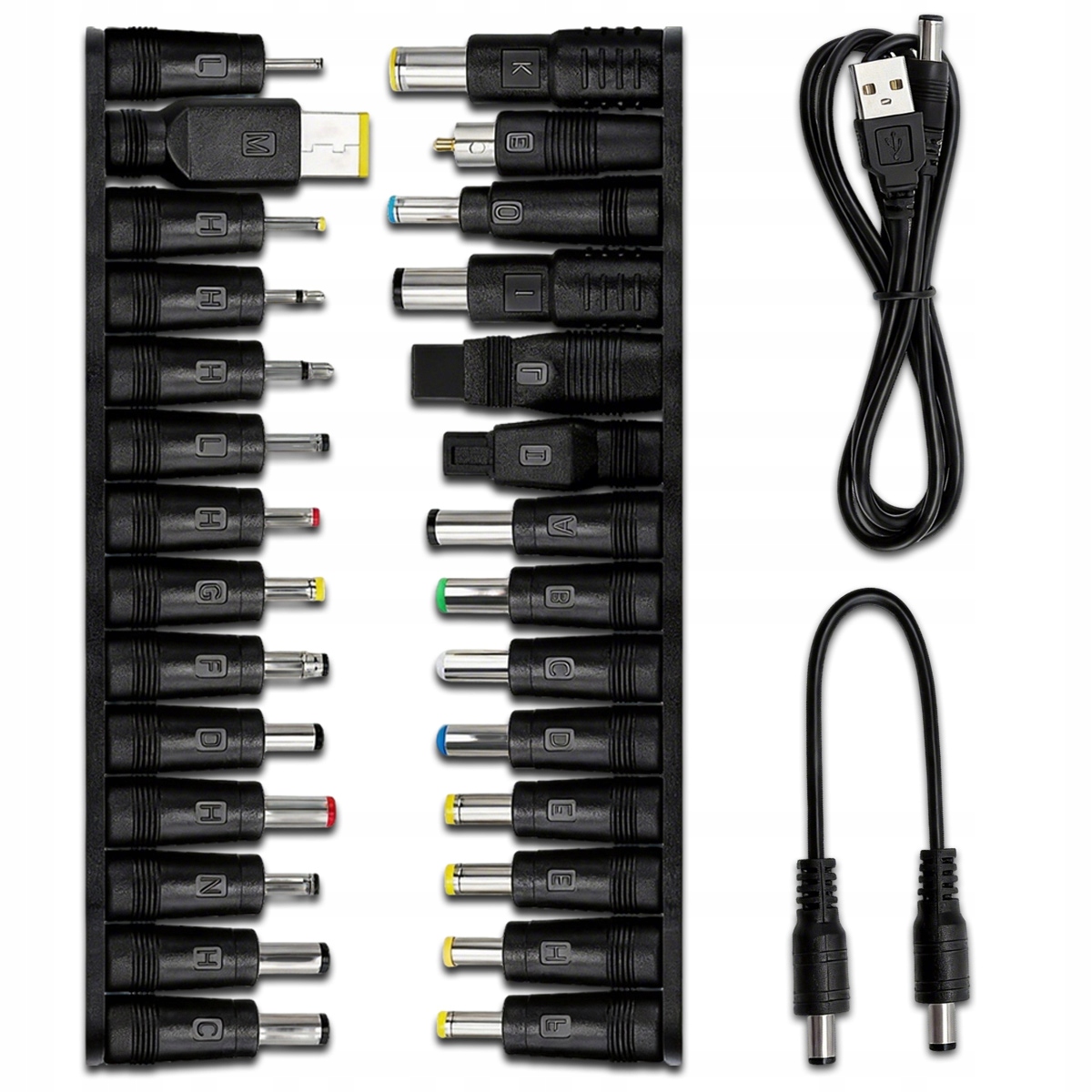 ZASILACZ Adapter Końcówka LAPTOP 28.szt DC 5.5X2.1MM