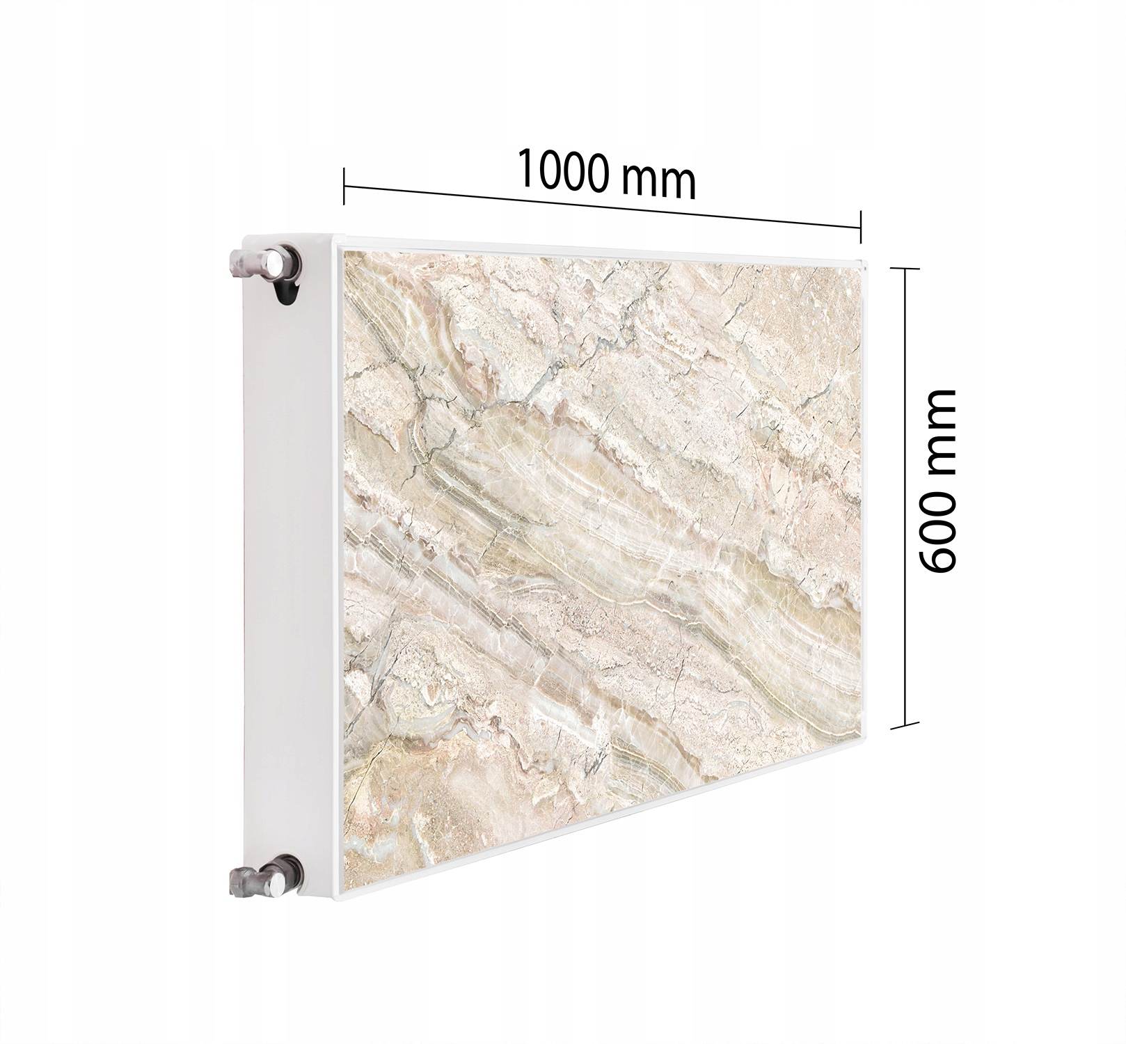 Kryt Na Radiátor Maskovač 100x60 Mramorová Podložka Magnet