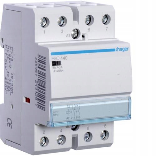 Stycznik Hager 230V 4P/63A ESC463