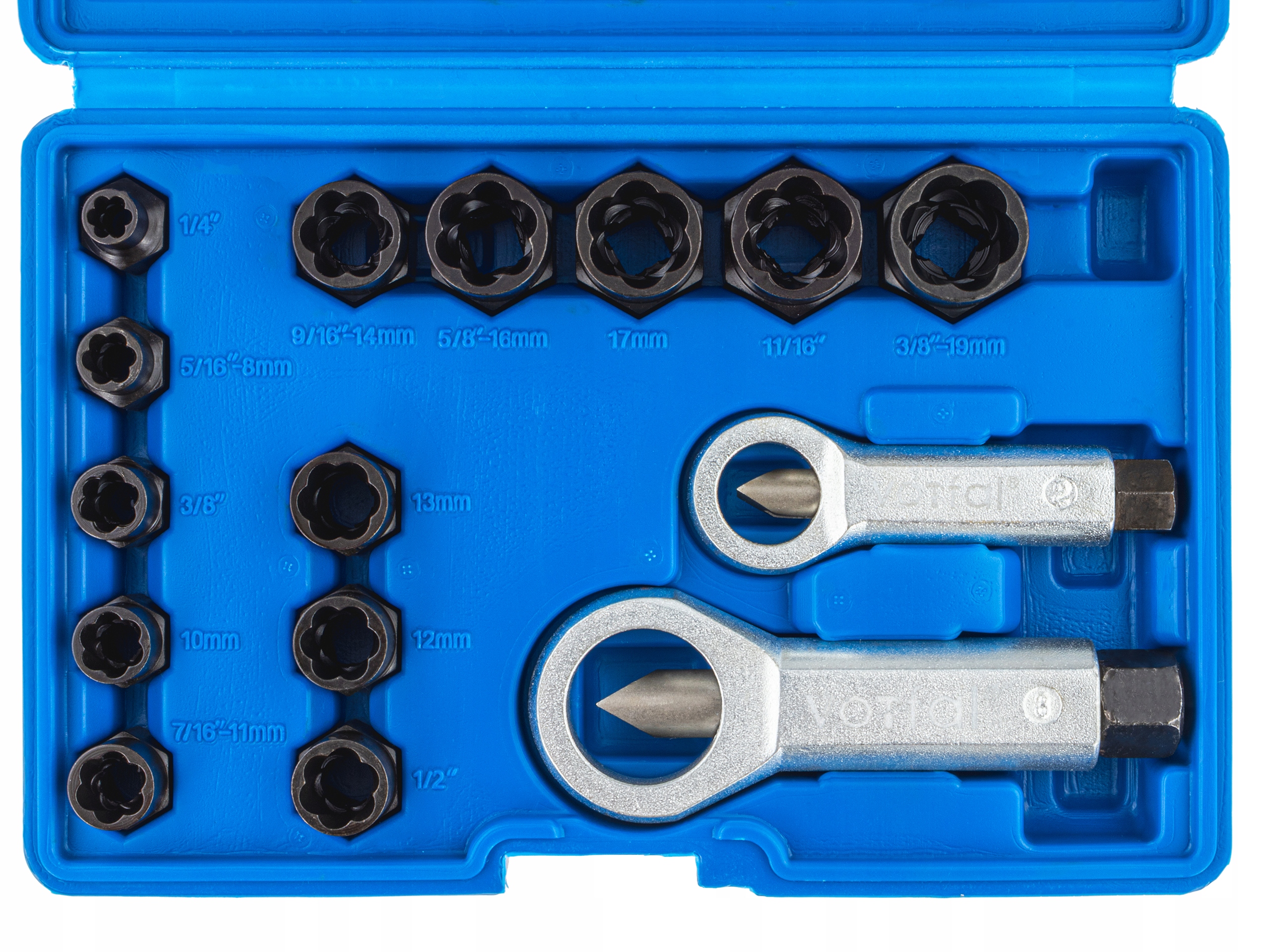 WYKRĘTAKI DO ZERWANYCH URWANYCH ŚRUB / SZPILEK I NAKRĘTEK 26 ELEMENTÓW Marka Vorfal