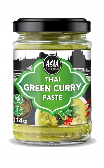 

Zielona Pasta Curry Green Curry 114 g Asia Kitchen