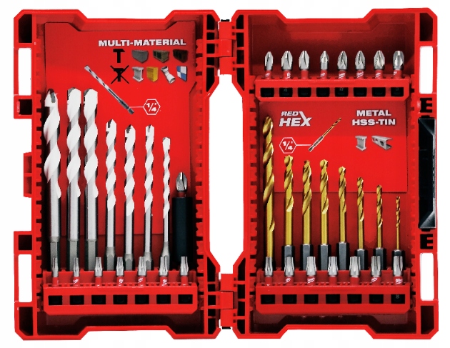 Sada vrtáků a bitů Ph Pz Torx Schockwave 39 ks Milwaukee