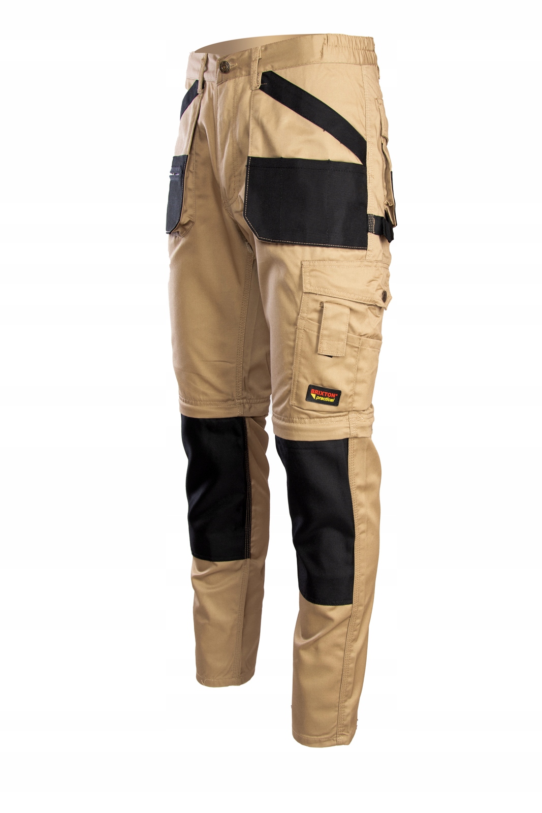 SPODNIE ROBOCZE MONTERSKIE MOCNE ODPINANE NOGAWKI Marka Brixton