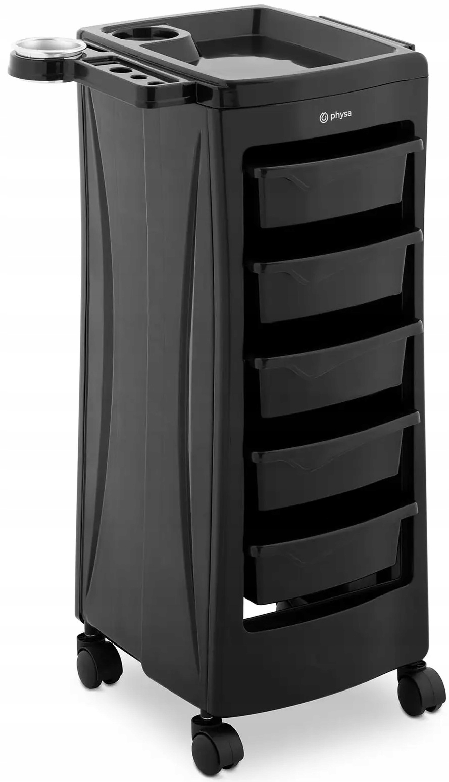 Kadeřnický vozík 5 zásuvek 10 kg, držák na sušičku PHYSA-RR-10 10040536