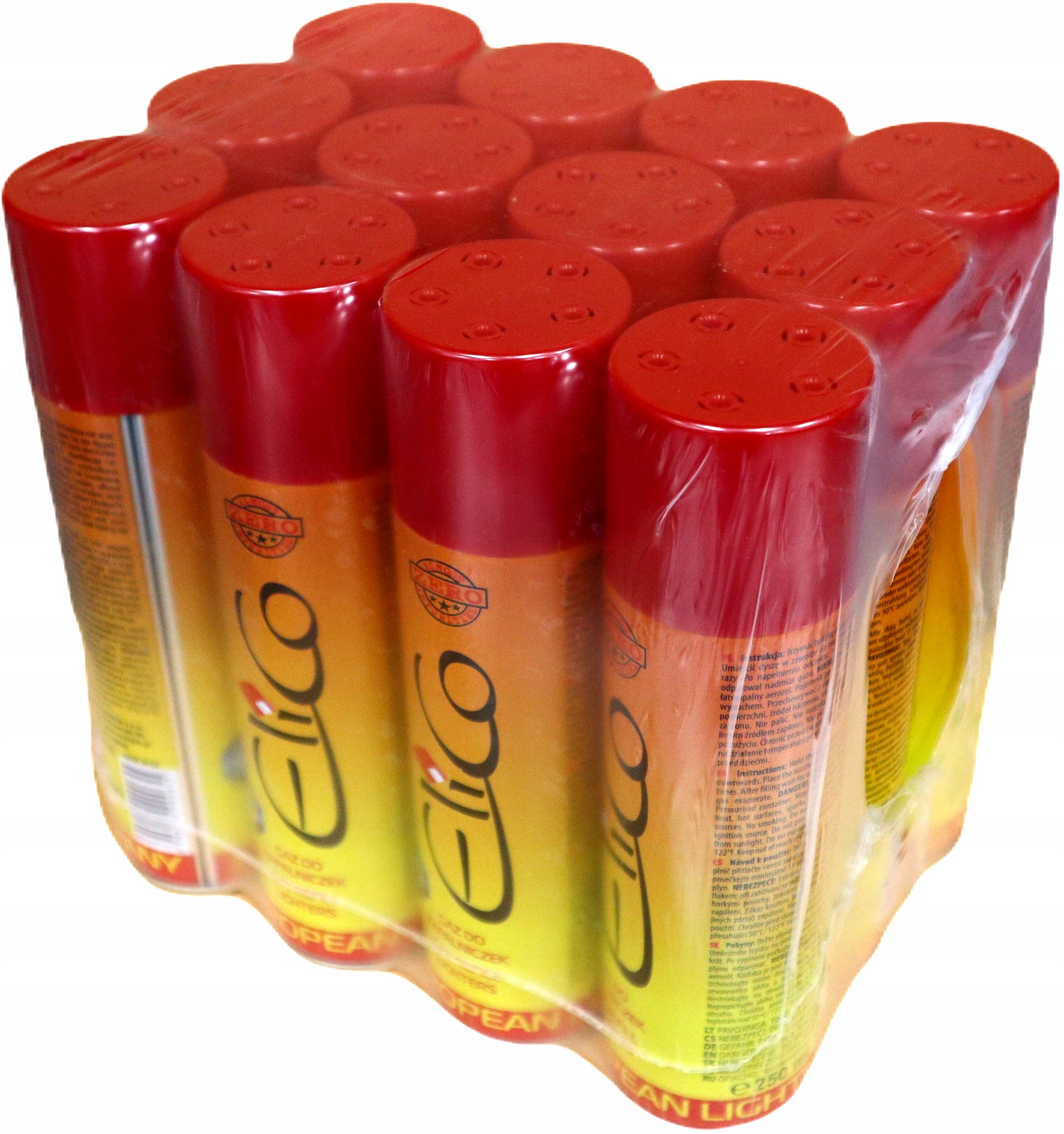 

Gaz do zapalniczek gazowych Elico 250ml x12szt