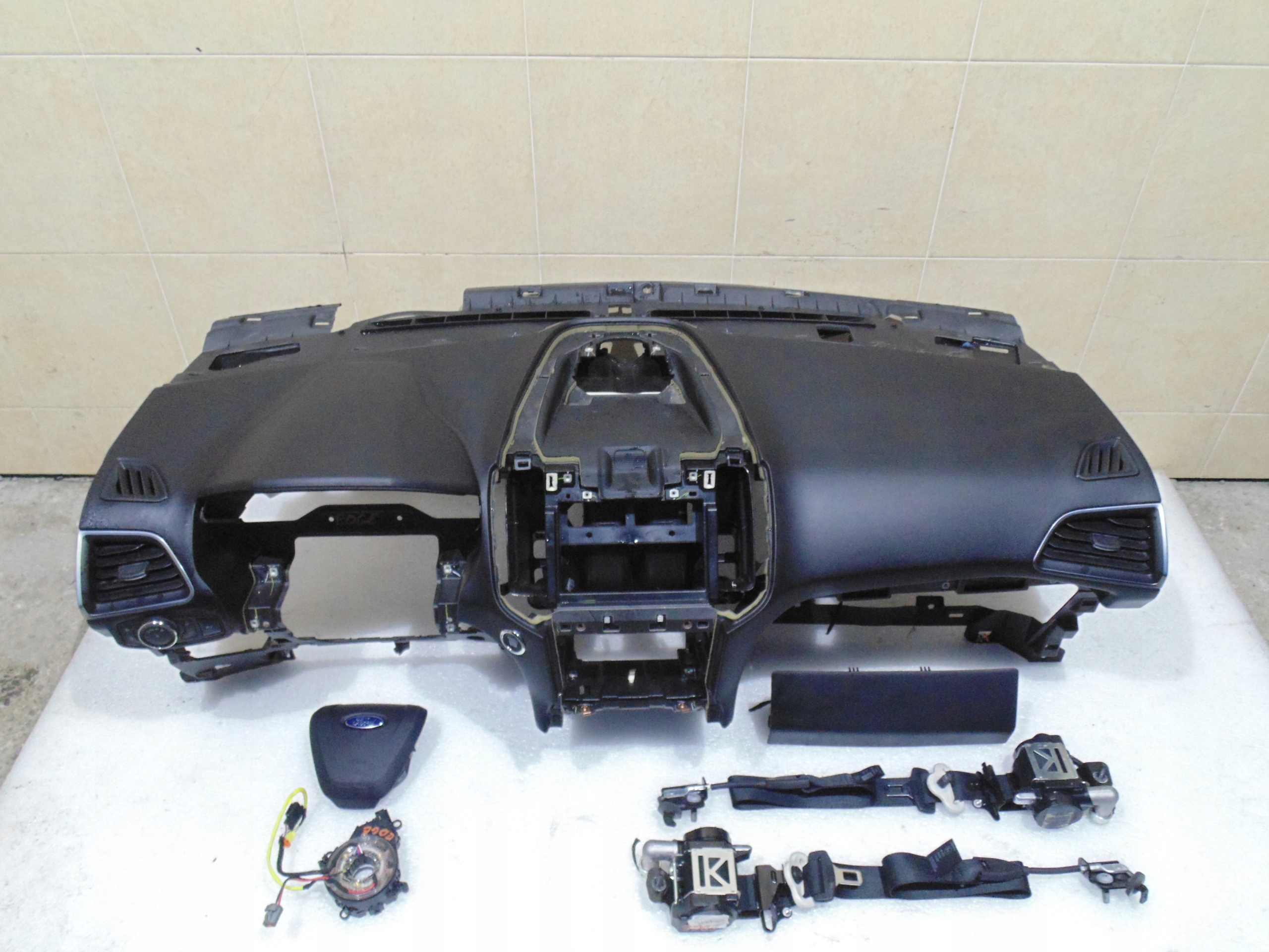 DASHBOARD CONSOLE AIRBAGS FORD EDGE 2017 2018 ROK.