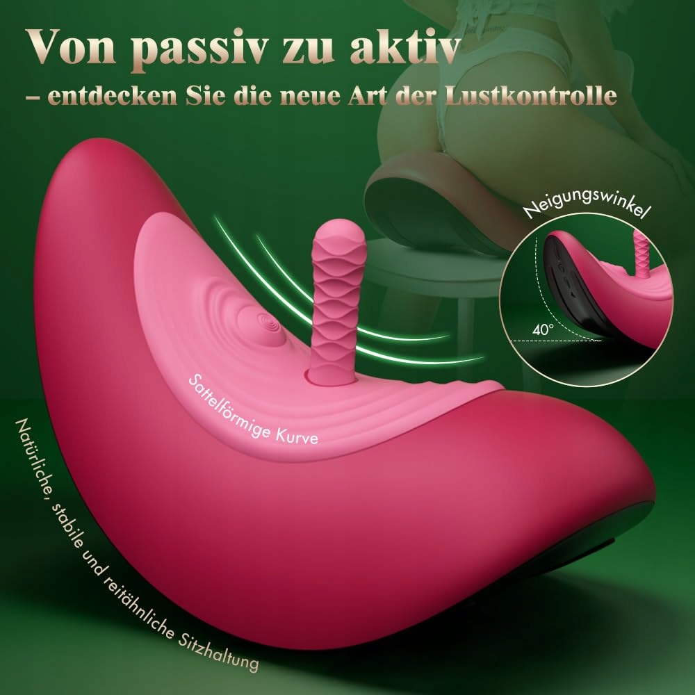 SEXMACHINE Bezprzewodowa Maszyna Z Dildo I Stymulatorem Klitorisu — miniatura 3