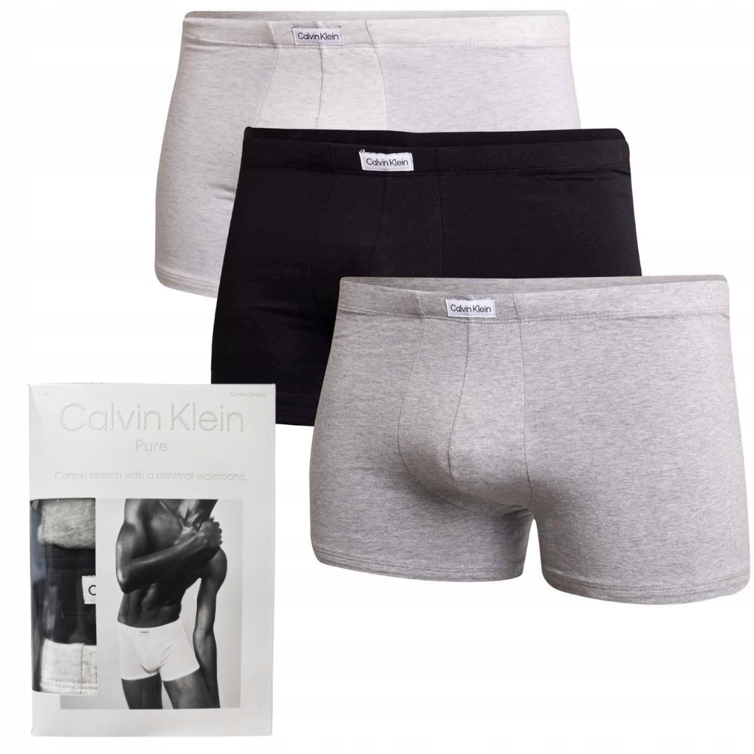 Calvin Klein Męskie Majtki Bokserki 3 Pack Z Logo M CK49 1A3F6* M 1_3