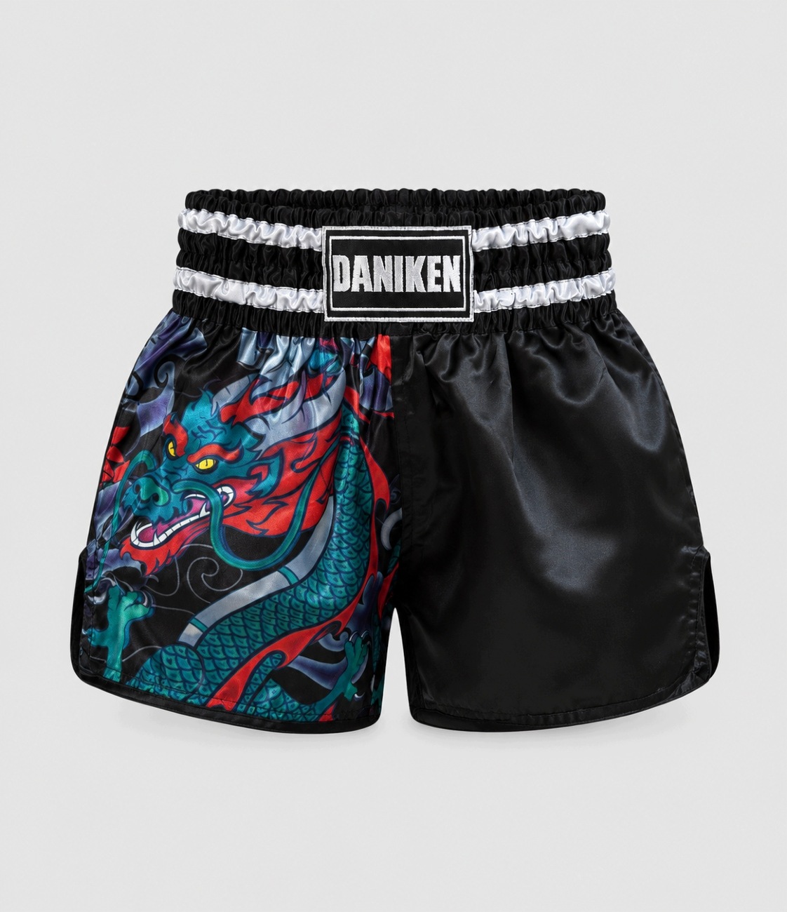 Daniken Spodenki treningowe muay thai Prime Dragon dla dzieci czarne