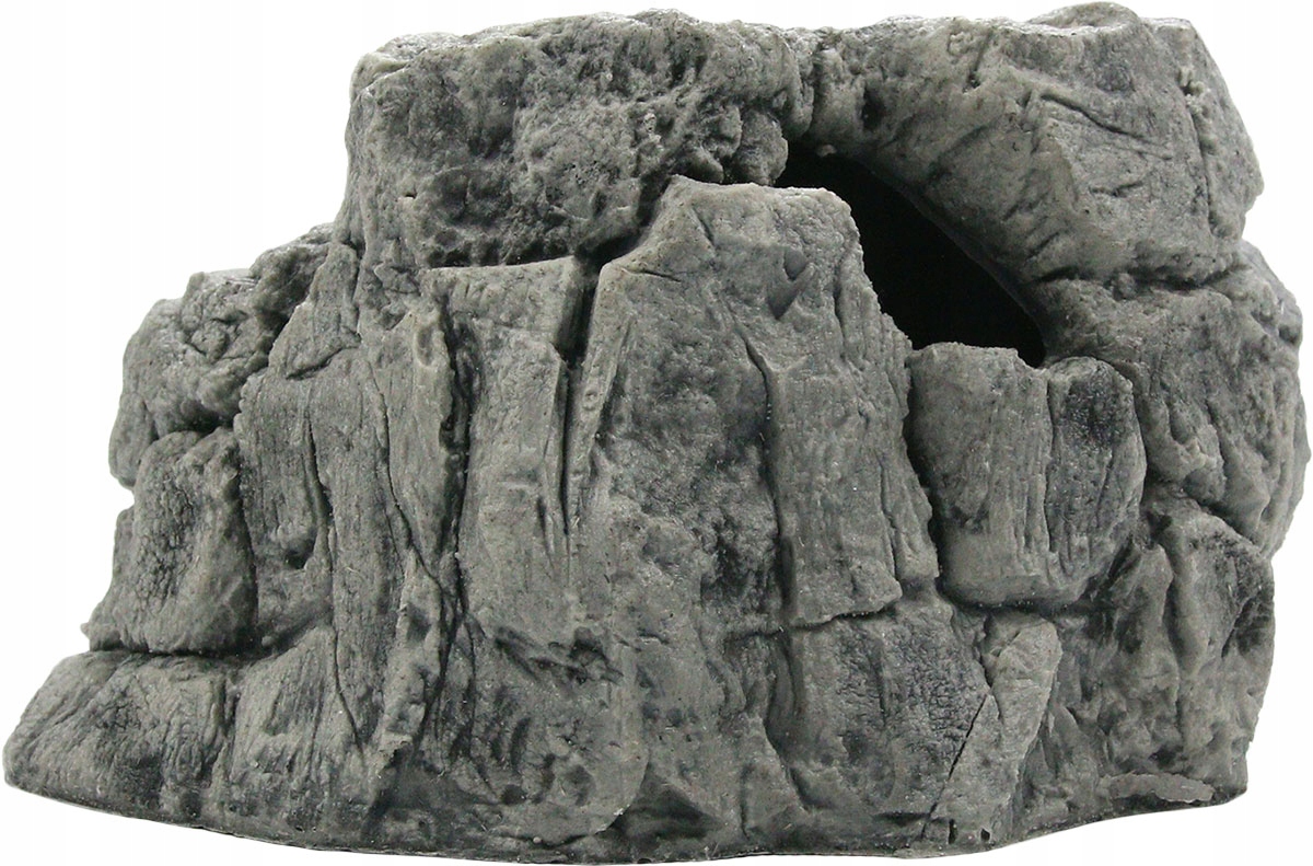 Levně Chovatelská Skála SH-24 Šedá (18x18x17CM) Akvárium Terárium