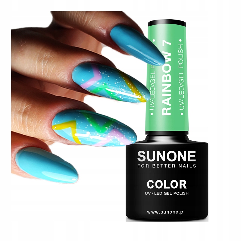 

Sunone lakier hybrydowy do paznokci Rainbow 7 Led