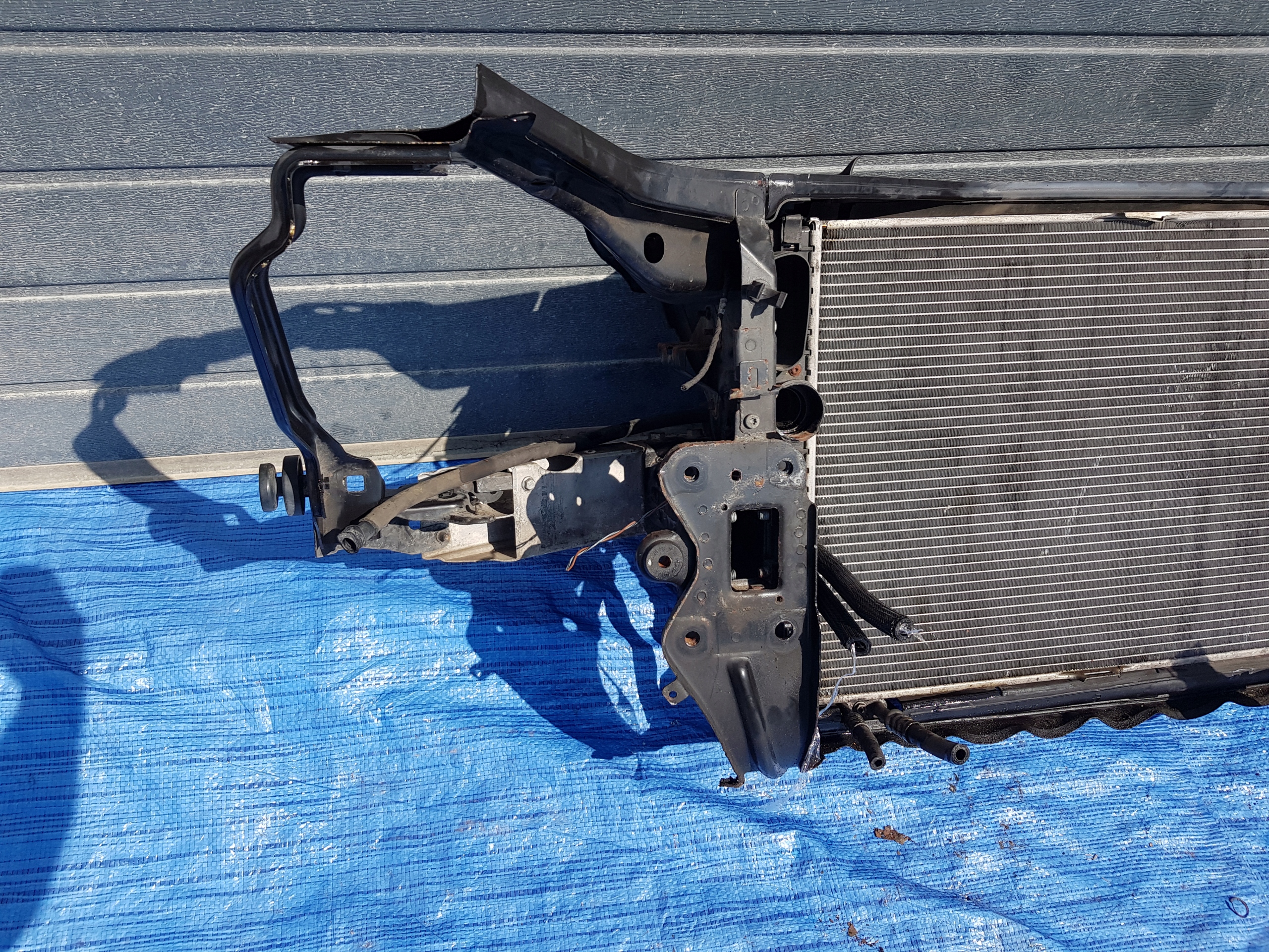 support panel for radiators radiator KOMPLET MERCEDES CLS 55 AMG W219 5.5 V8 compressor;