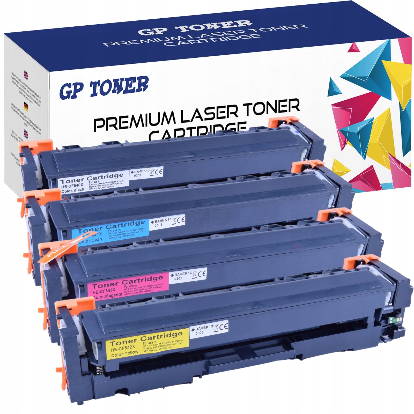 

4x Toner do Hp Color LaserJet Pro M252n M277dw