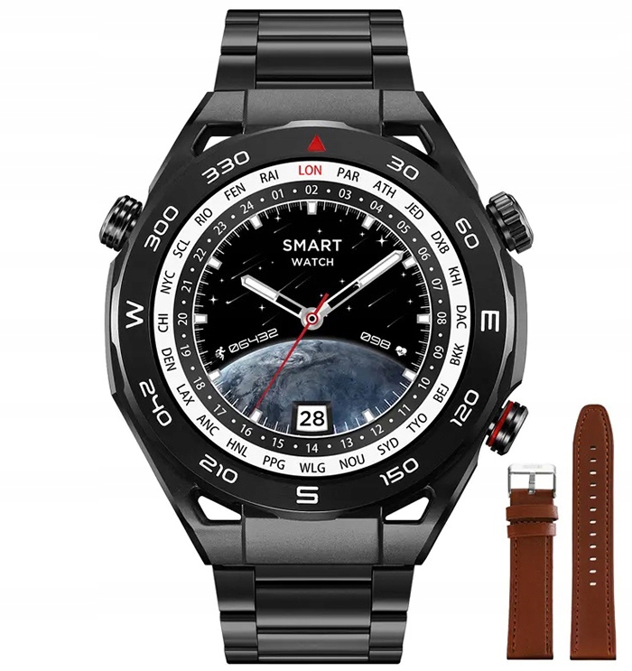 Pánské hodinky MK-Tech Chytré Hodinky krokoměr pulzoměr