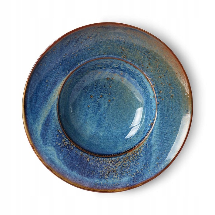 Talíř na těstoviny Chef Ceramics Rustic Blue, HKLiving