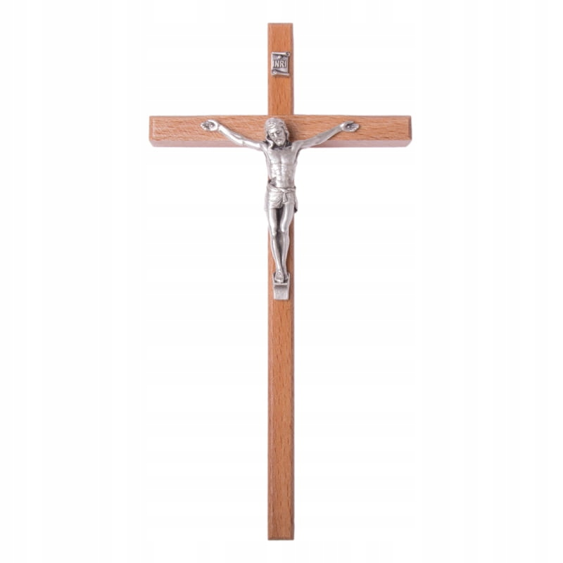 

Krzyż Wiszący Na Ścianę 16cn Jasne Drewno Do Domu