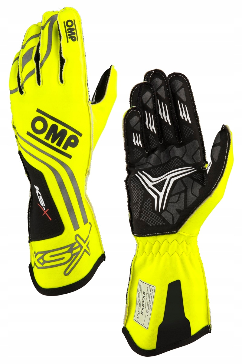 Rukavice s homologáciou Omp Ks-x 8877-2022 žlté veľ XL