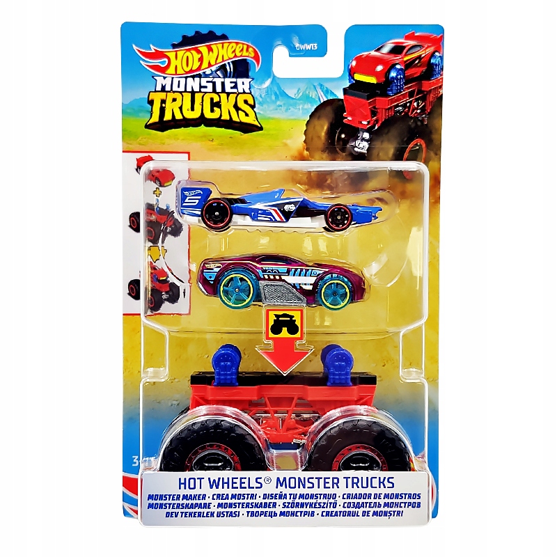 

Mattel Zestaw Monster Truck Maker Hot Wheels