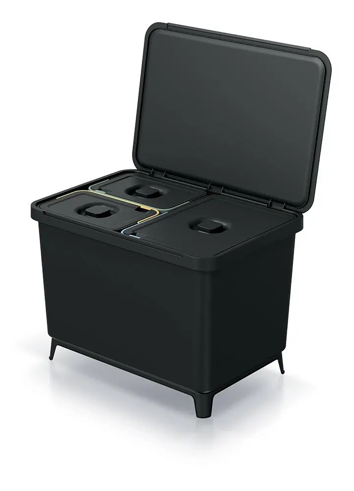 Levně Prosperplast Systema 1 x 23 l 2 10 černý