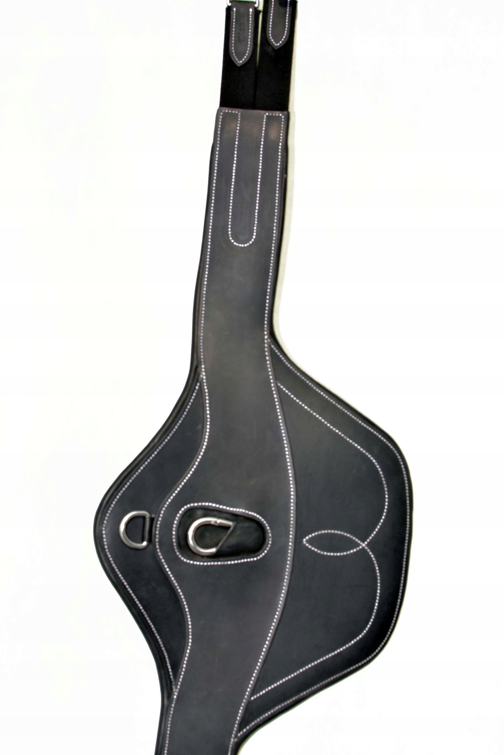 Kožený Pásek S Gumovou Zástěrou, 130 CM