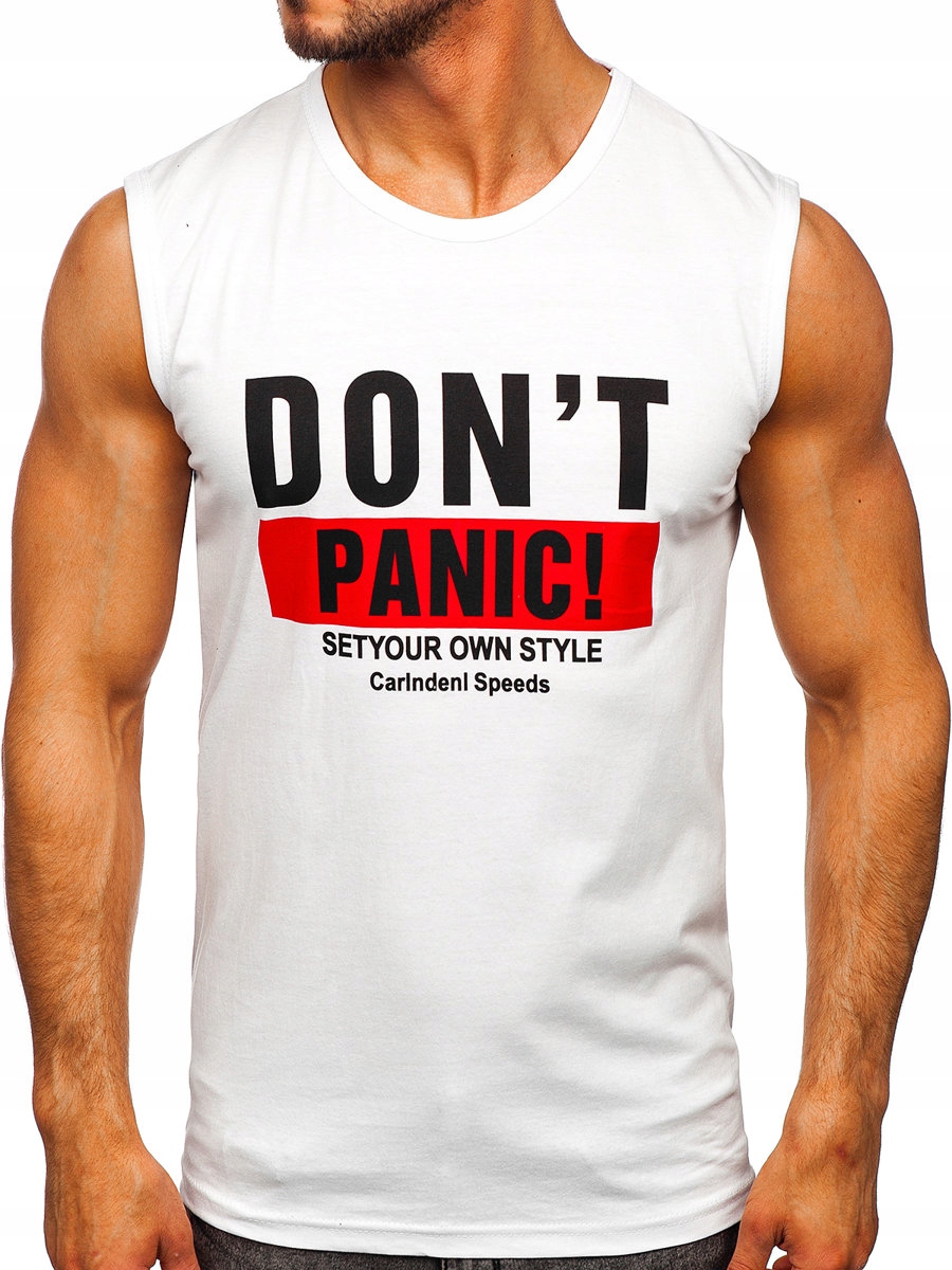 

Koszulka Tank Top Męska Biała 14827 Rozmiar_xl