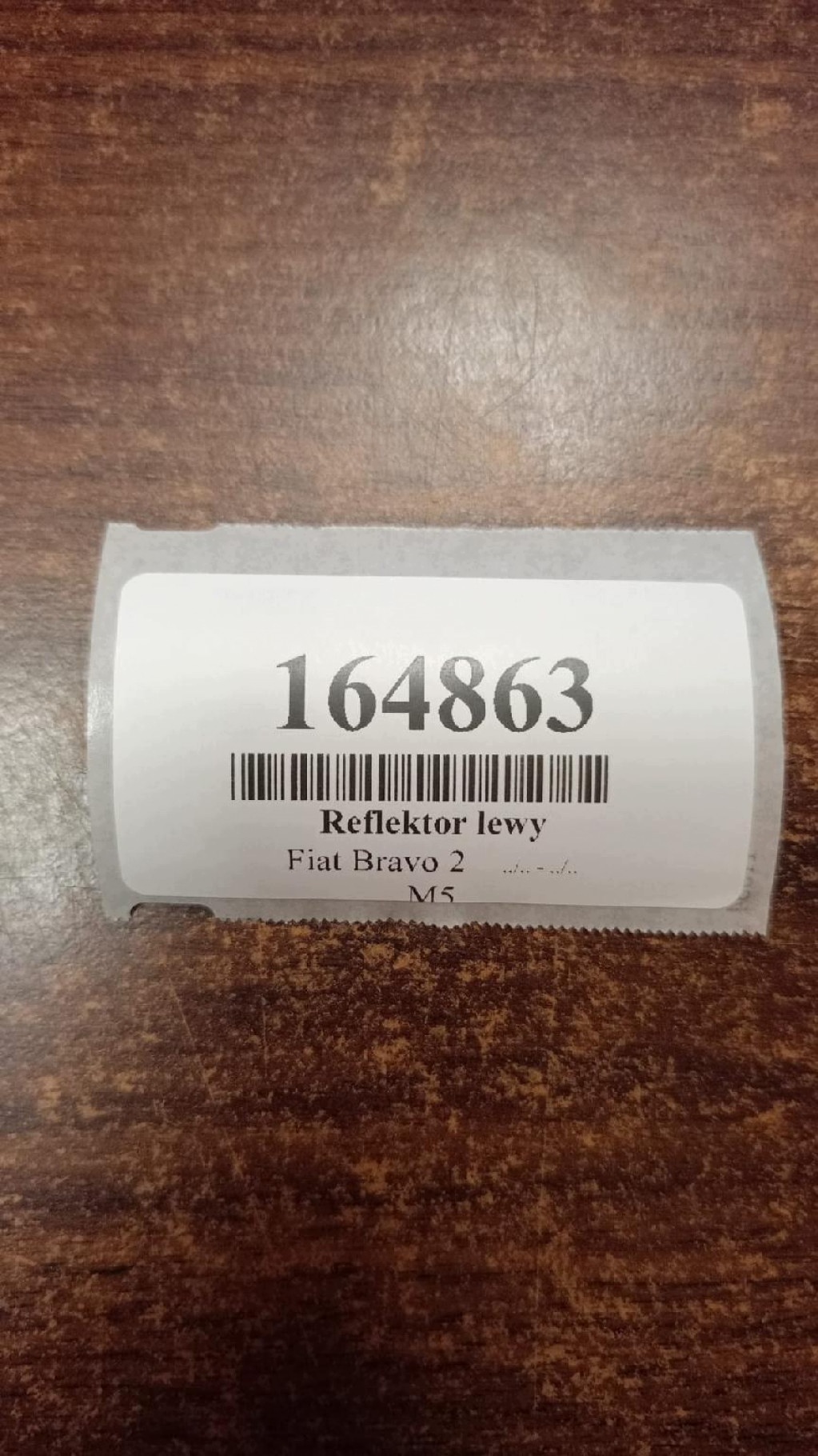 FIAT BRAVO II REFLEKTOR light left front 51757538