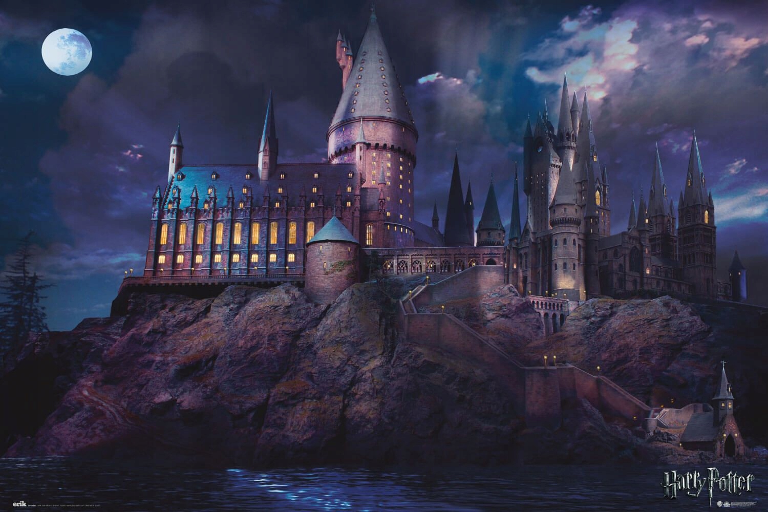 Plakat Harry Potter Hogwart 91,5x61 cm
