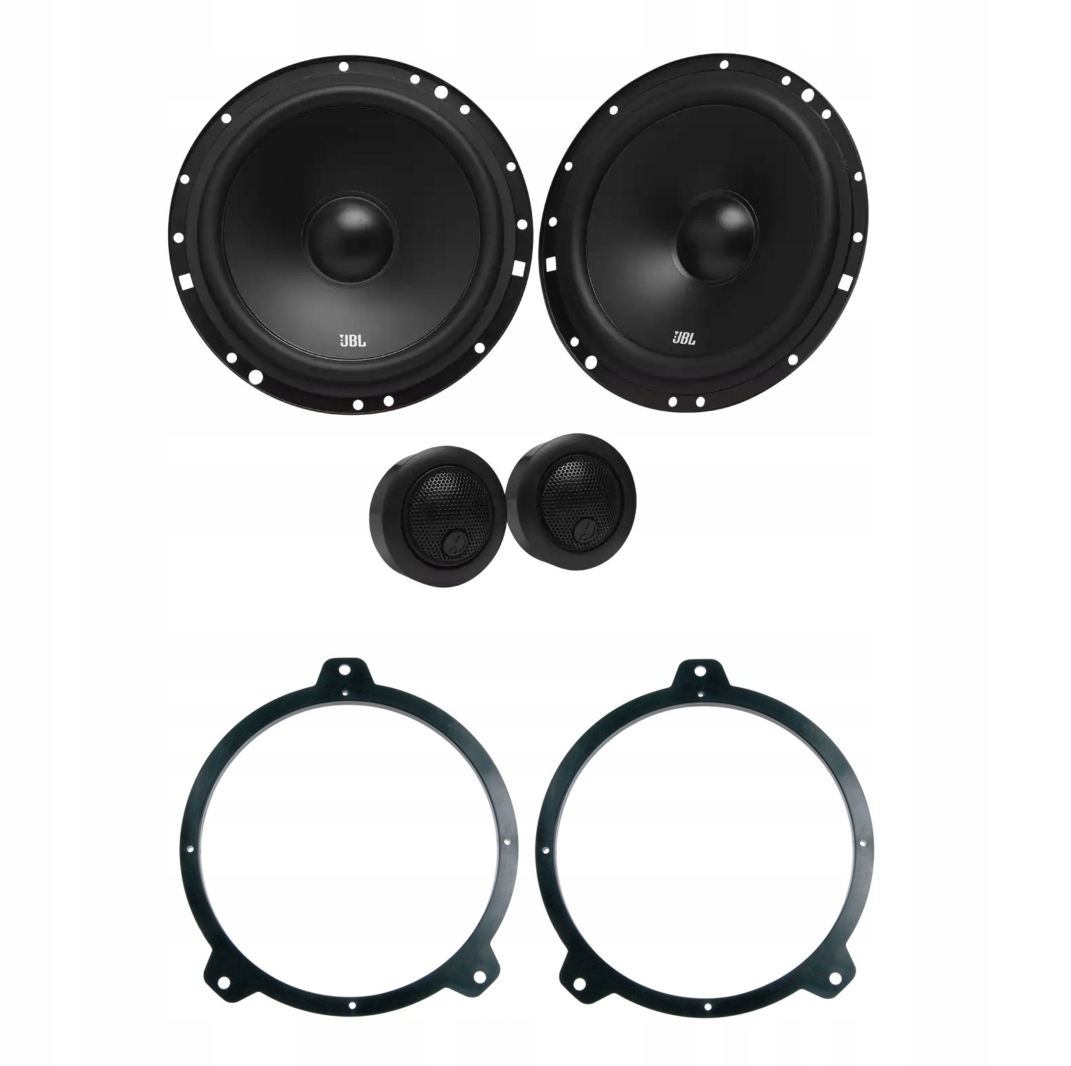 Jbl Stage1 601C Reproduktory do auta 165 mm Tweetery Bmw 3er E46 Dištančné prvky