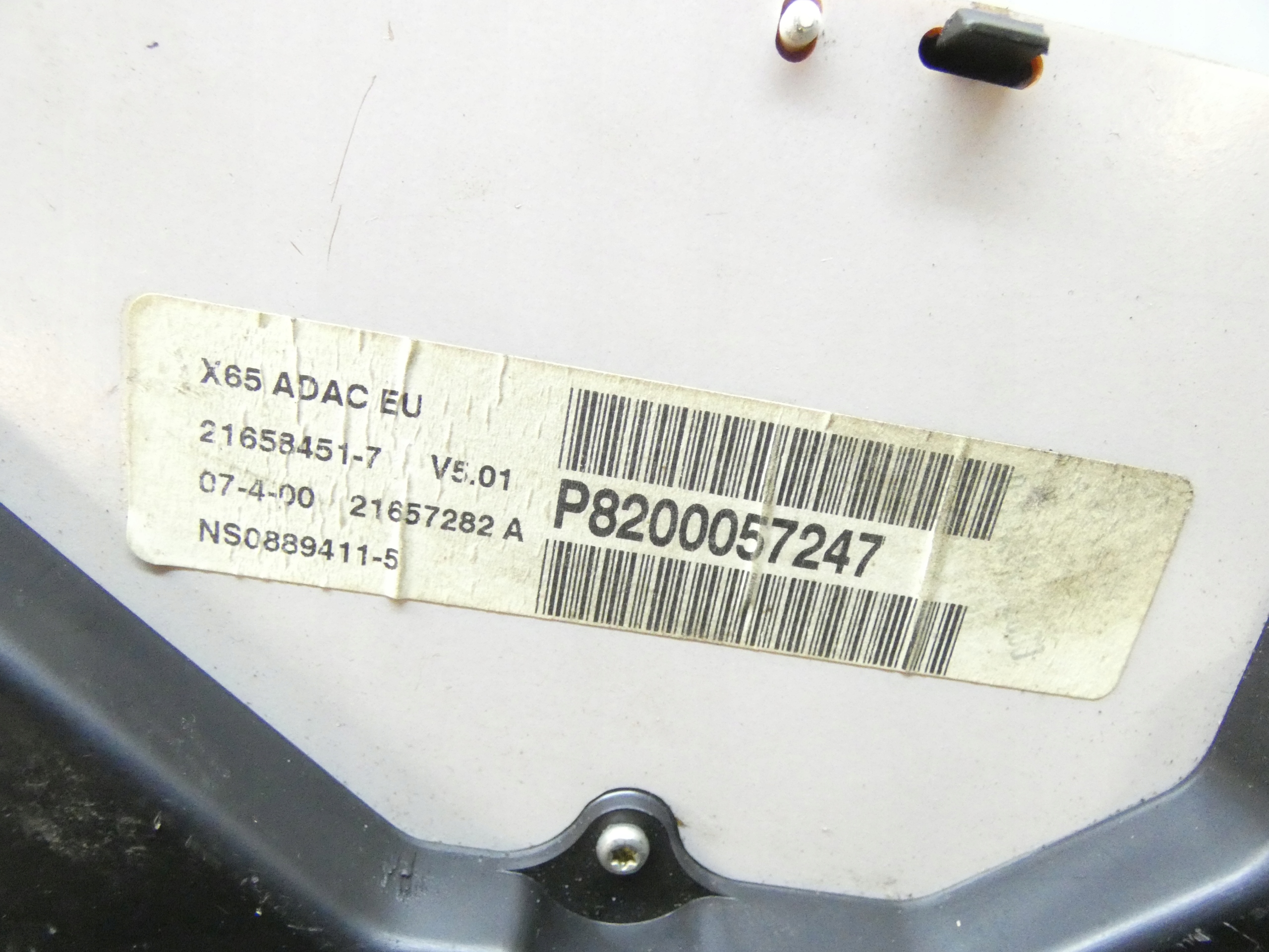 dials dials RENAULT CLIO II 99-12 1.4 16V P8200057247