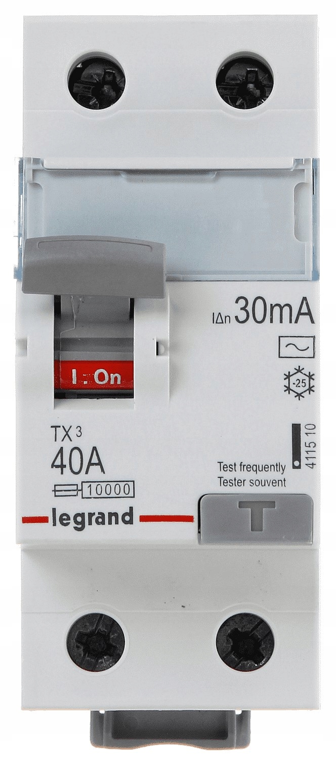 

Legrand Wyłącznik różnicowoprądowy TX3 40A 411510