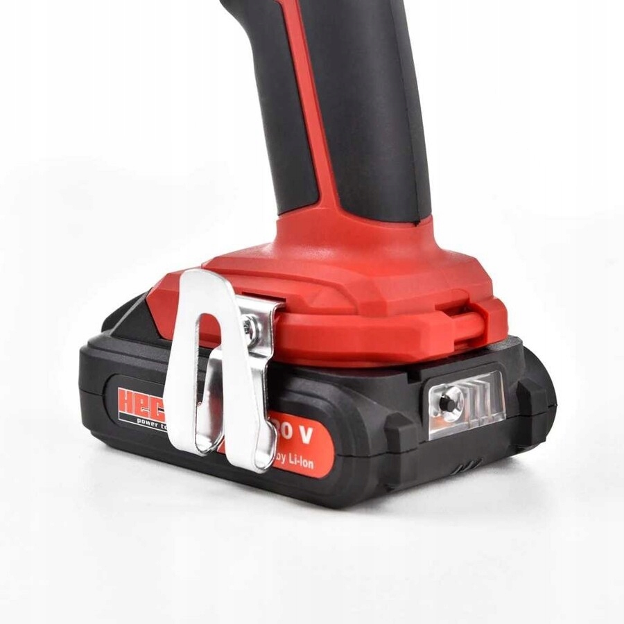 WIERTARKO WKRĘTARKA WKRĘTAK ZAKRĘTARKA AKUMULATOROWA HECHT 1277 20 V 2 AH Typ akumulatora Li-Ion