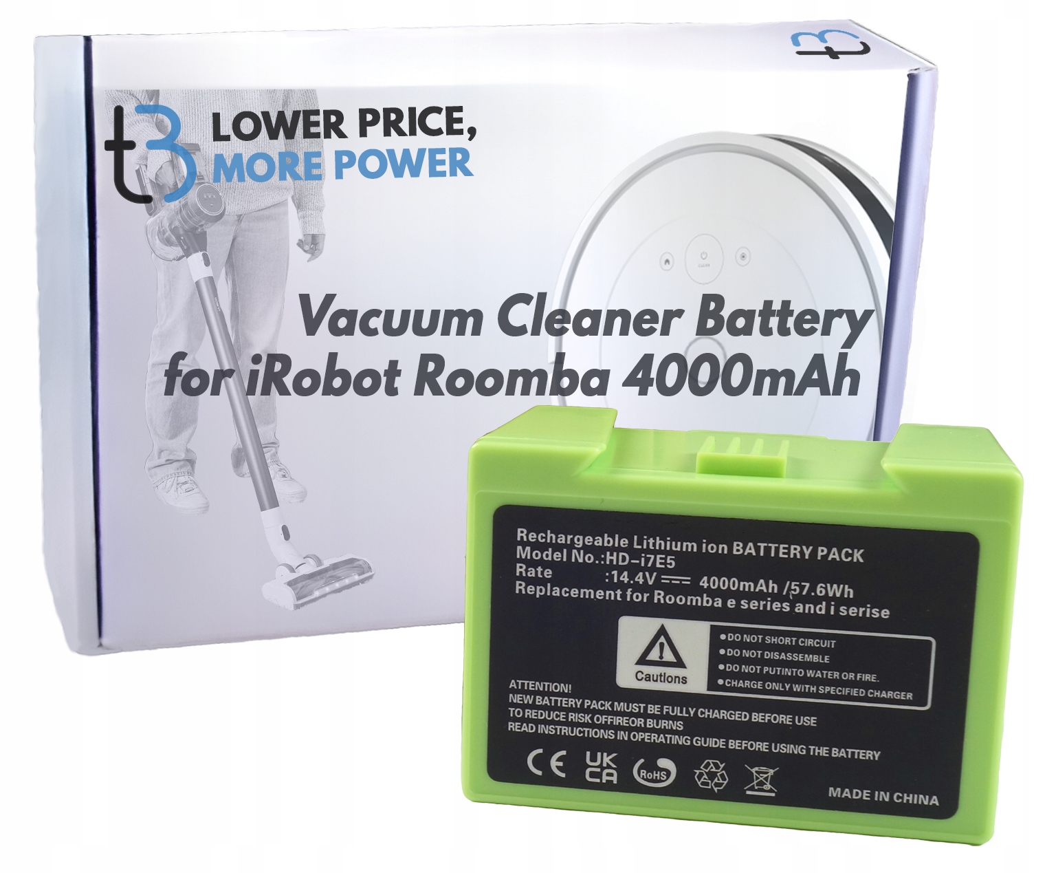 Nowa Bateria Do Odkurzacza iROBOT Roomba i8 4000mAh