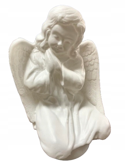 ANIOŁEK BIAŁY PLASTIKOWY, DEKORACJA DO STROIKÓW, OZDOBA Kod producenta ANIOŁ