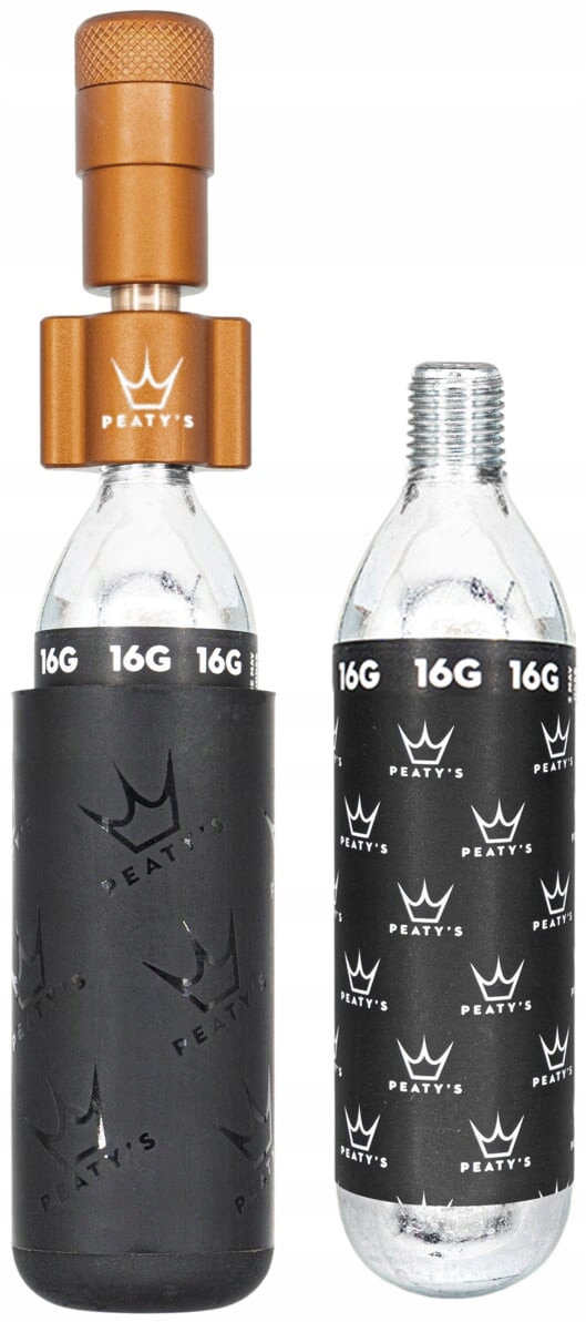 CO2 pumpa Peaty's Holeshot Road&Gravel 2x16 g