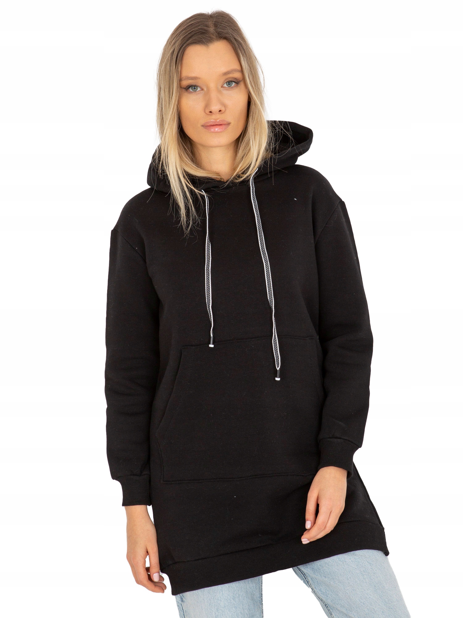 

Długa Bluza Damska dresowa Kangurka oversize