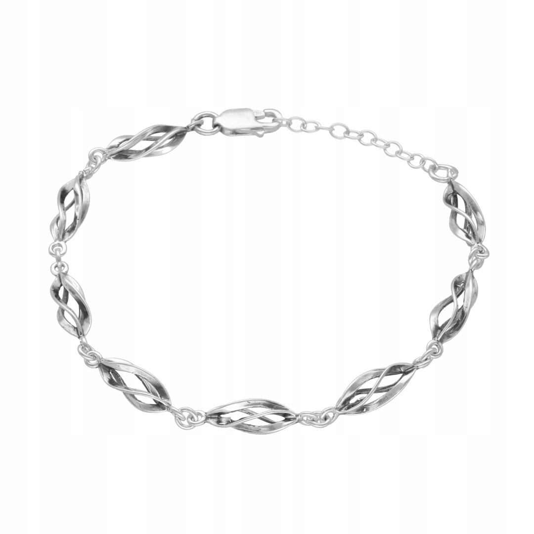 Geometrický náramek z stříbro