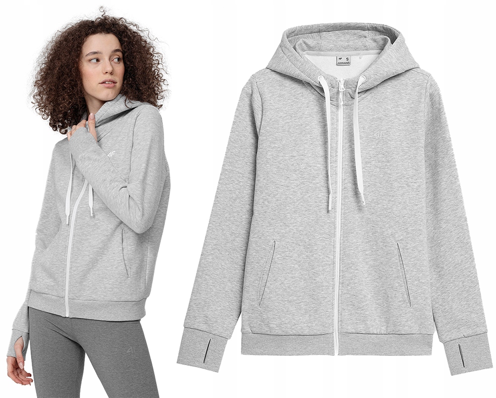 

4F Bluza Damska Sportowa Rozpinana BLD353 L