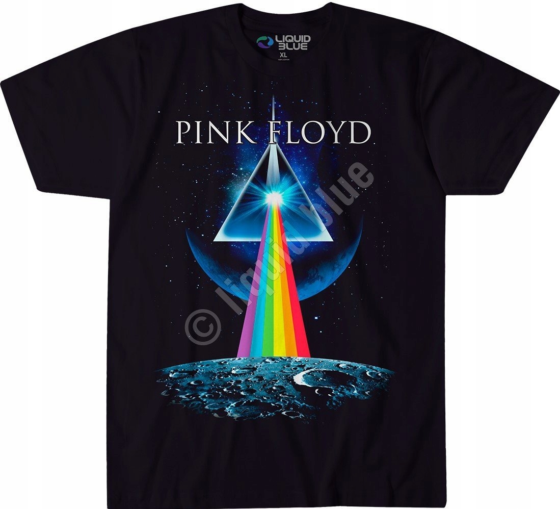 Pink Floyd Dark Side Invasion Liquid Blue M