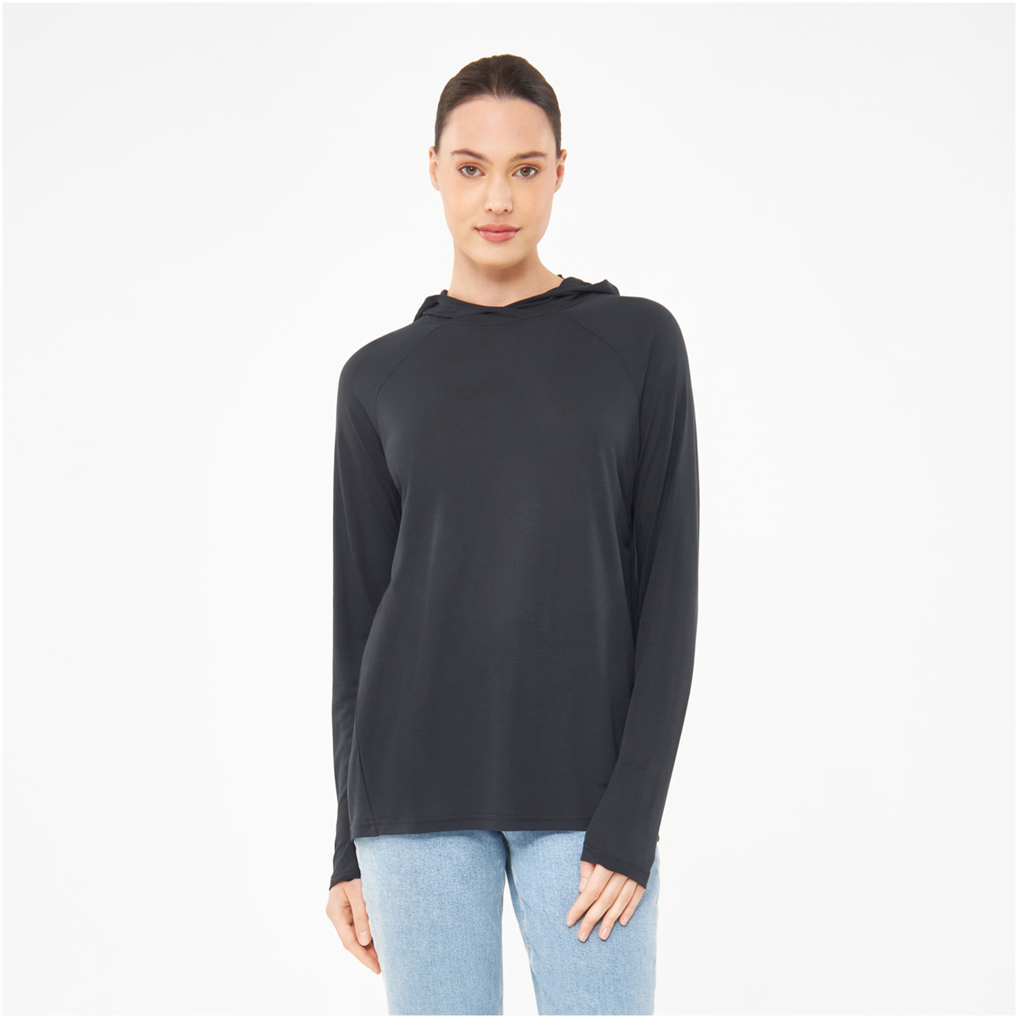 Dámská mikina s kapucí Viking Canby Bamboo s rukávy, velikost Xs