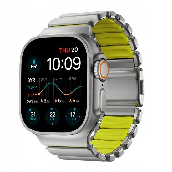 Nomad Stratos titanový náramek pro Apple Watch 4/5/6/7/8/9/SE 44/45 mm
